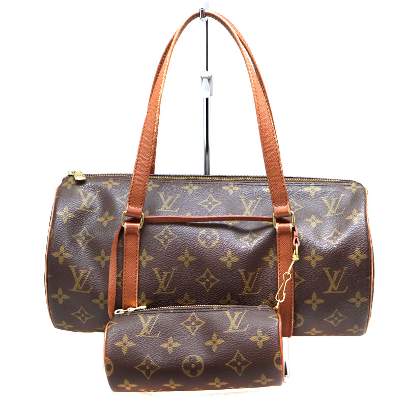 LOUIS VUITTON【ルイ ヴィトン】　M51365　パピヨン30　ハンドバッグ　鞄　モノグラムキャンバス　ブラウン系/茶色系　LV　 レディース【中古】USED-5　質屋　かんてい局茜部店　A23-2735