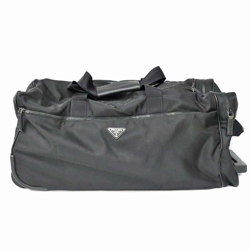 PRADA ボストンバッグ 黒 ナイロン 旅行バッグ 【公式通販】