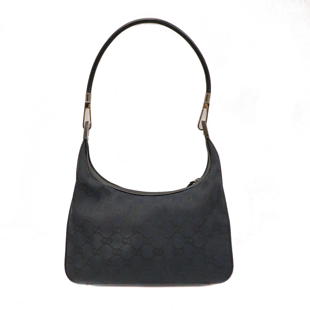 GUCCI グッチ ワンショルダーバッグ 001 3812 レザー ブラック 肩掛け 中古 D4 質屋かんてい局オンラインショップ / 春日井店 グッチ GUCCI 001.3812