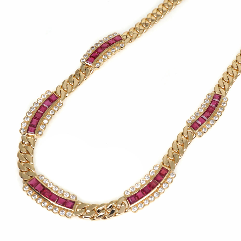 質屋かんてい局オンラインショップ / 細畑店 K18 ルビー/ダイヤ付き