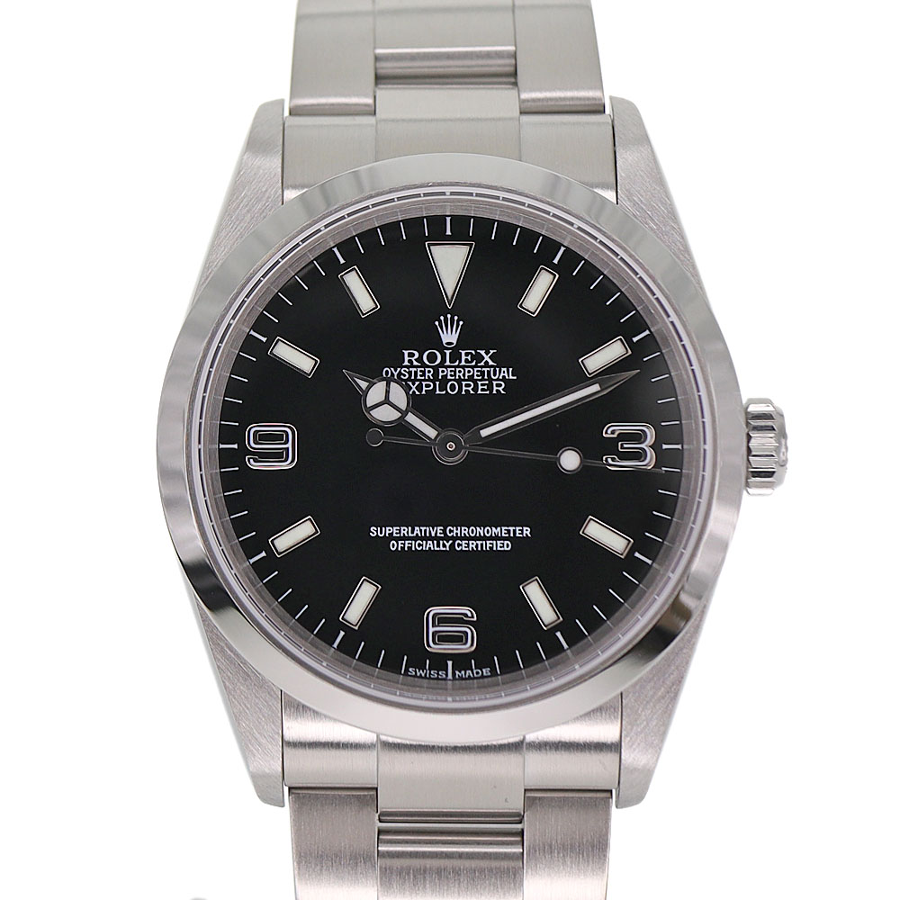 ロレックス Rolex 114270 エクスプローラー1 ブラック 自動巻き メンズ 腕時計【中古】