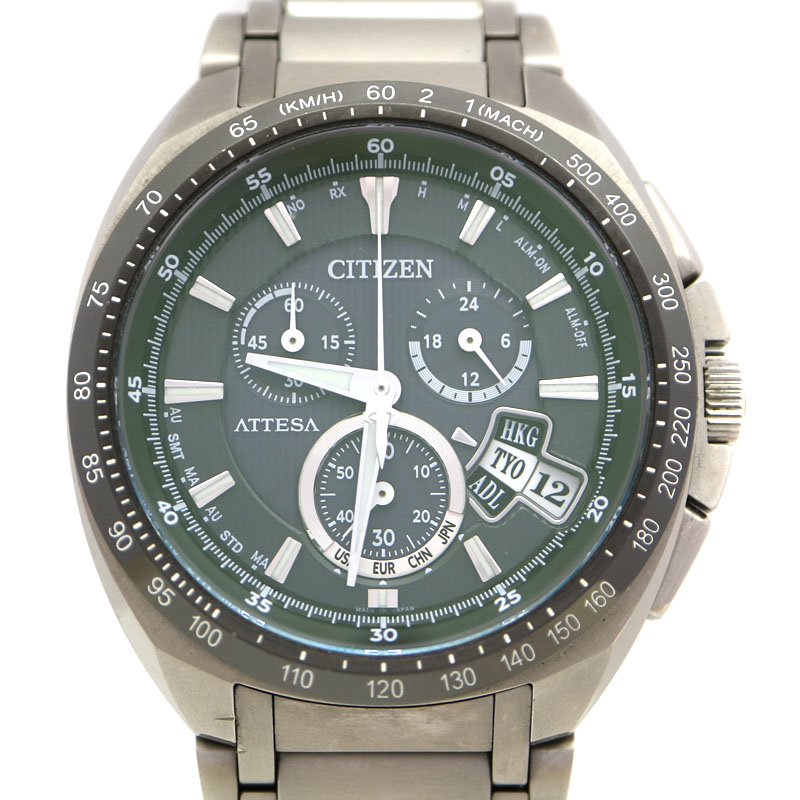 シチズン アテッサ エコドライブ 電波ソーラー ATD53 質屋かんてい局