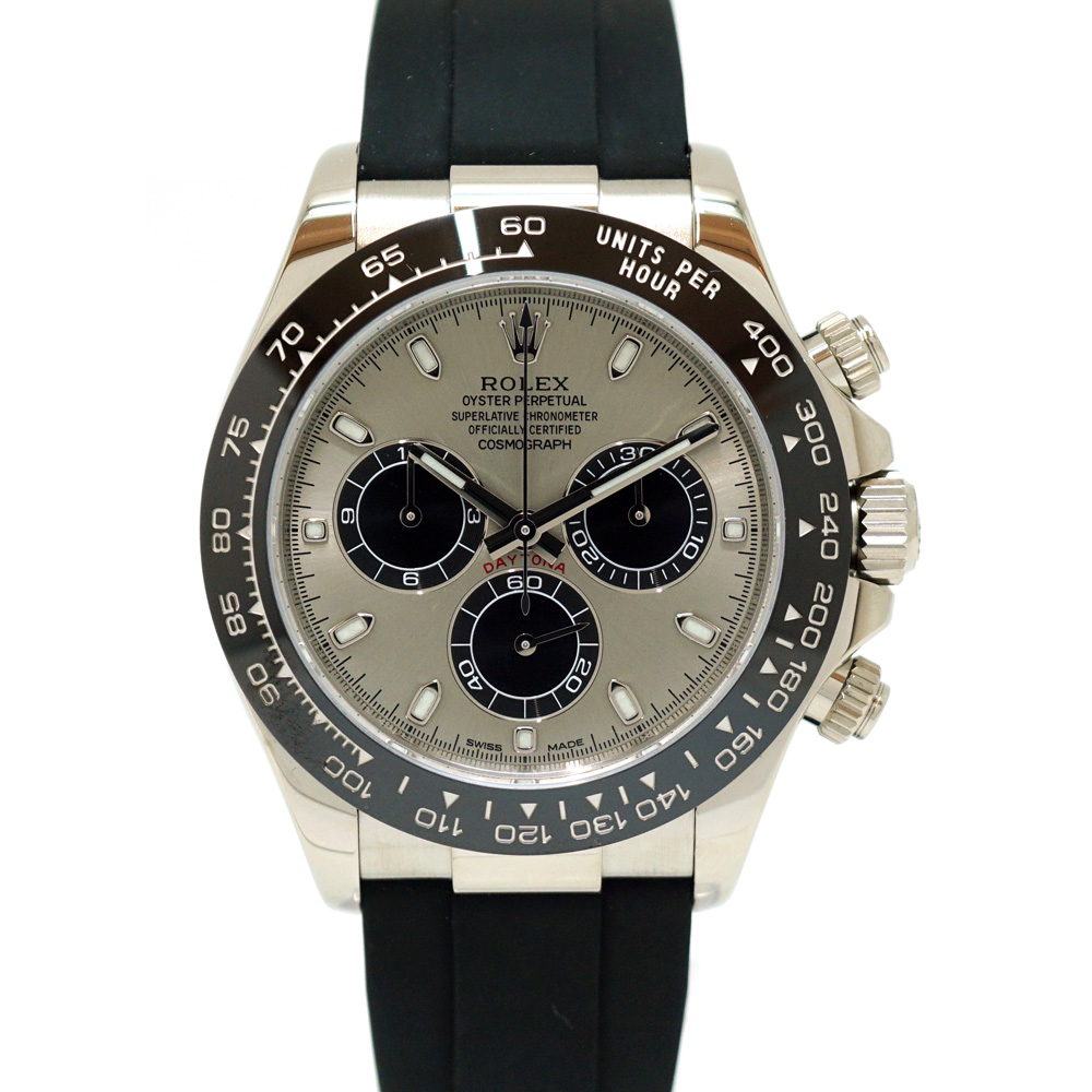 ロレックス Rolex 116519LN デイトナ スチールブラック K18WG オイスターフレックス 腕時計【中古】