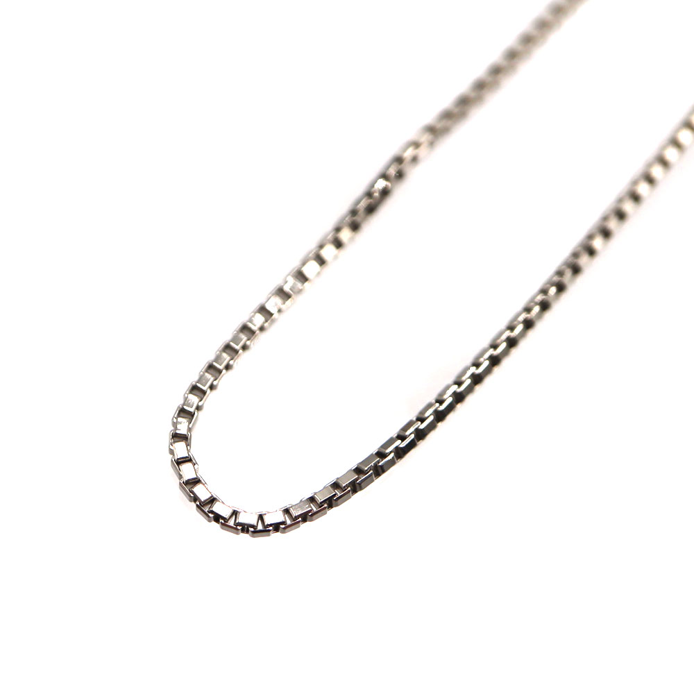 Pt850 プラチナ デザインネックレス ベネチアン ジュエリー ユニセックス 【中古】