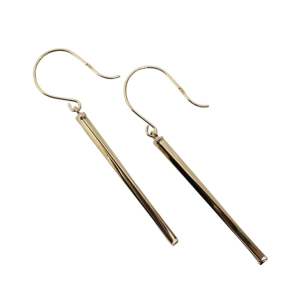 K18YG 18金 スティックピアス  レディース イエローゴールド【中古】