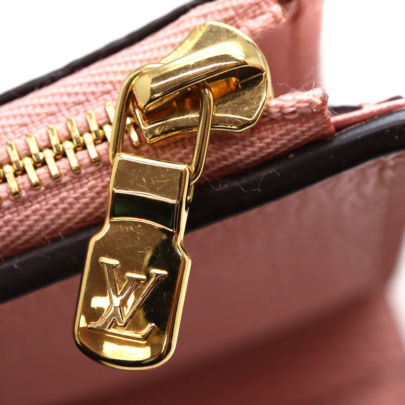 美品LOUIS VUITTON モノグラム ポルトフォイユ ゾエ ローズプードル ポルトフォイユゾエ コンパクト財布 ローズプードル M62936