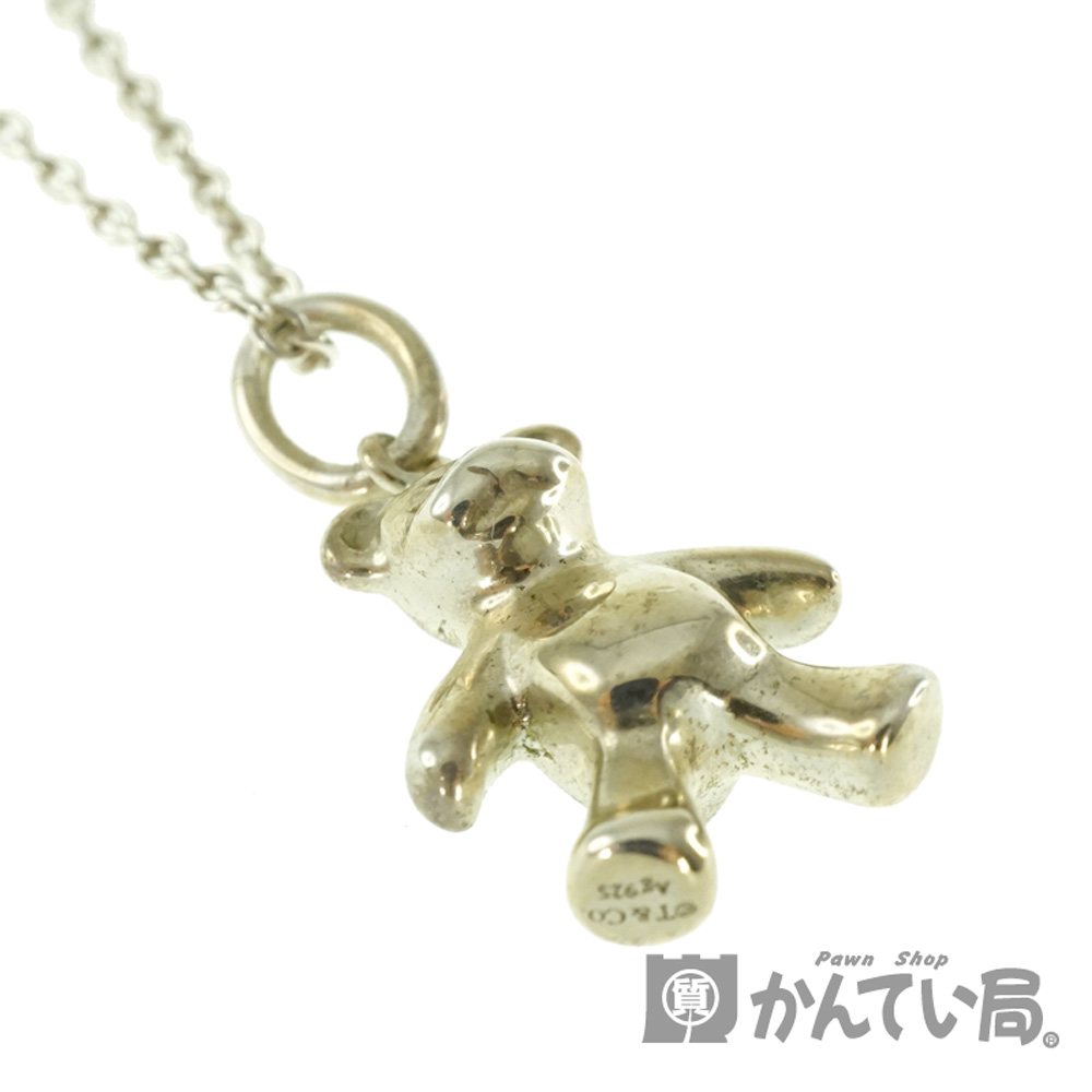 ティファニー　Tiffany\u0026Co.テディベア　ペンダントネックレス　SV925