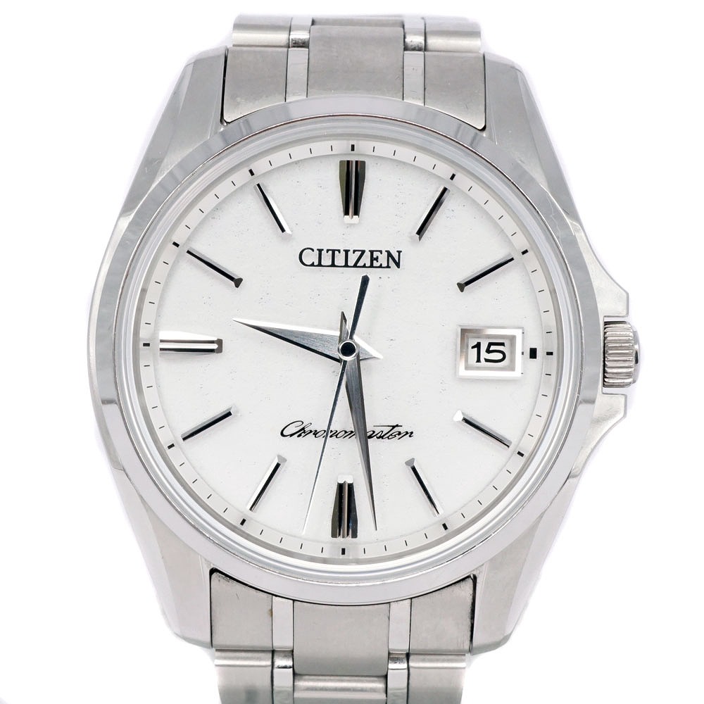 CITIZEN 【シチズン】 AQ4020-54Y ザ・シチズン エコドライブ 腕時計 土佐和紙 和紙文字盤 ホワイト系 50M防水 日付表示  ソーラー スーパーチタニウム メンズ 男性 【中古】 USED-7 質屋 かんてい局細畑店 h2202479