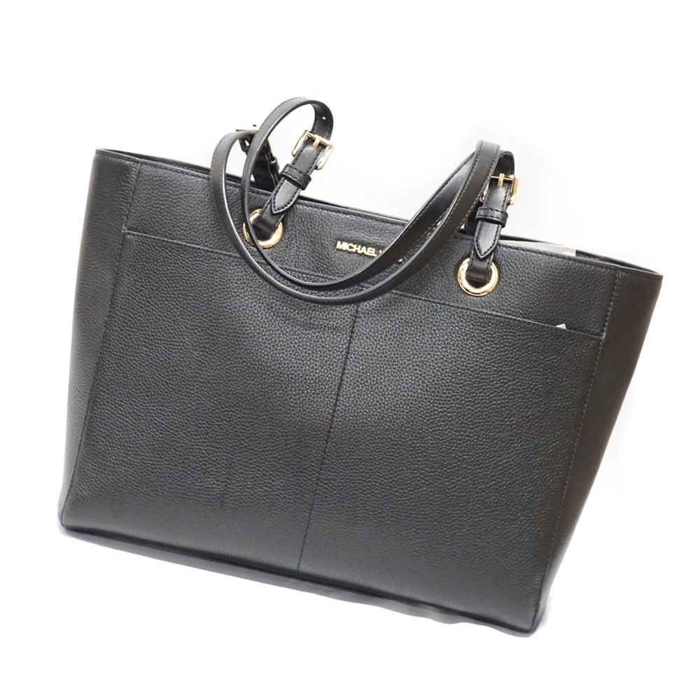 MICHAEL KORS【マイケルコース】35S1GTV7L　トートバッグ 大容量 黒/ブラック レザー レディース 鞄【中古】USED-10　特上品　美品　 質屋 かんてい局北名古屋店 n23-2503