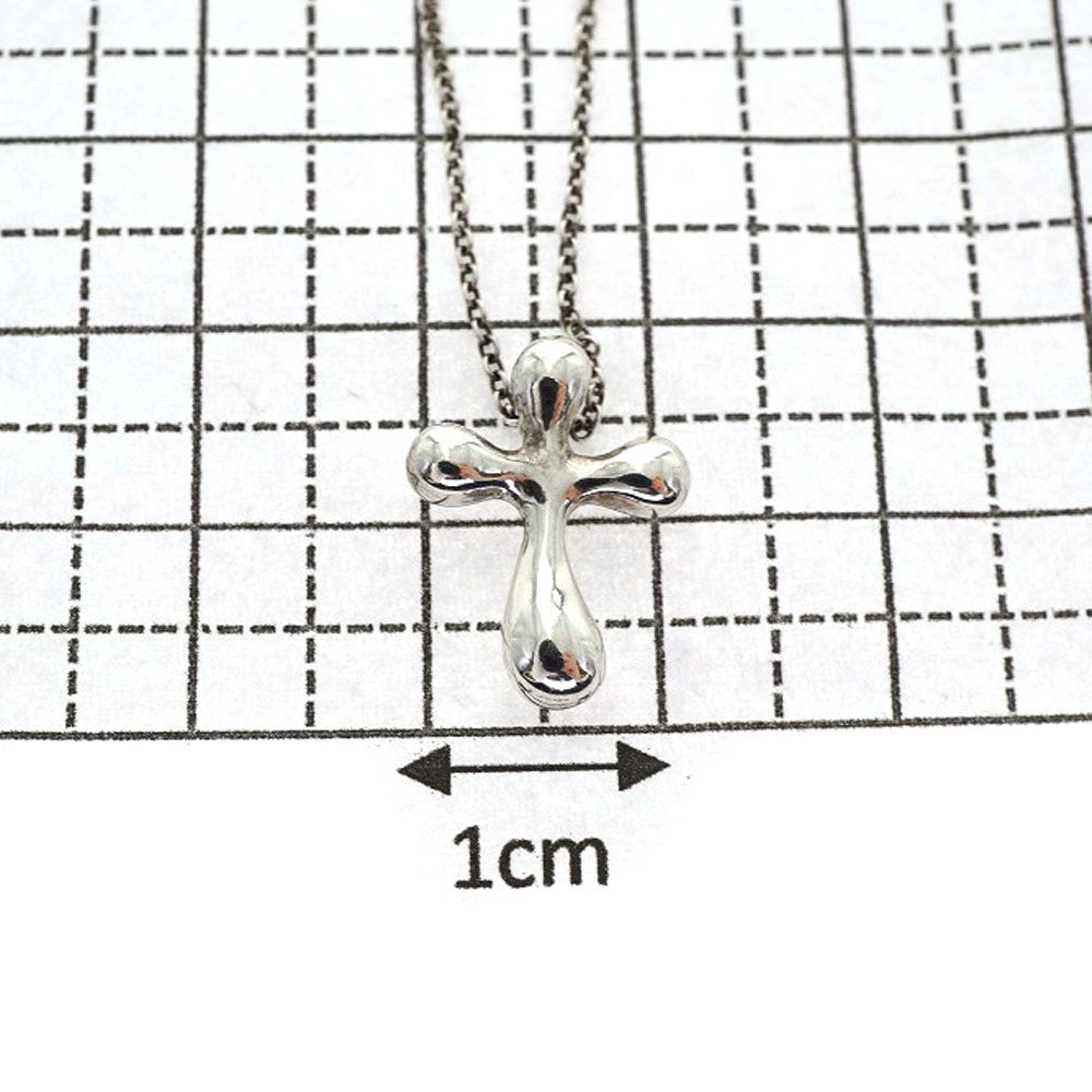 最終値下【美品】Tiffany ミニクロスネックレス シルバー925 TIFFANY&CO ティファニー ネックレス ミニクロスネックレス SV