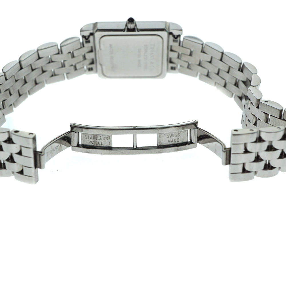 ティファニー クラシック スクエア レディース腕時計 電池交換済み