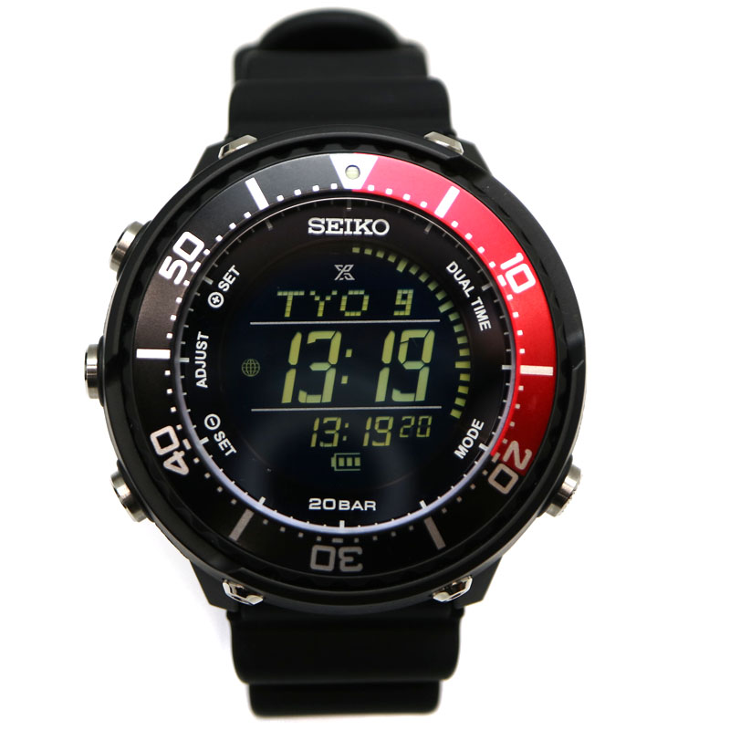 SEIKO【セイコー】　S802-00A0　フィールドマスタープロスペック　ソーラ-充電式　ダイバーズウォッチ　デジタル時計　ファッション　ブランド　メンズ　腕時計　USED-8【中古】　A21-3171　質屋　かんてい局茜部店