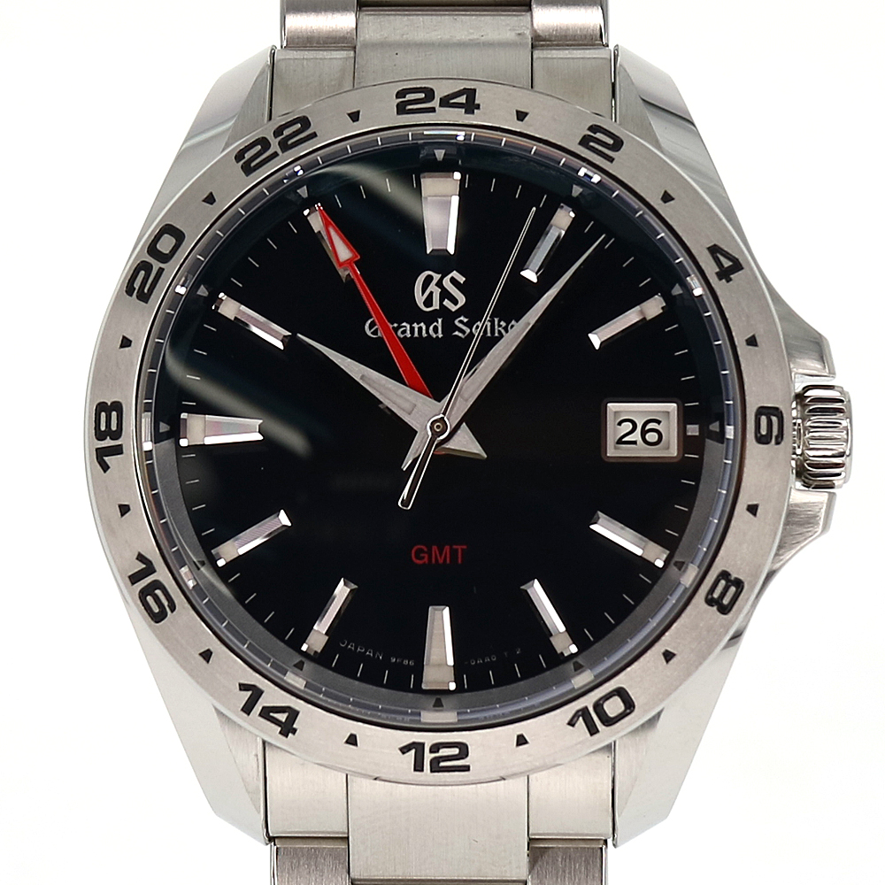 GRAND SEIKO【グランドセイコー】 SBGN005 スポーツコレクション クォーツ GMT モデル メンズ 腕時計 ステンレス 電池交換 【中古】 USED-8　質屋 かんてい局小牧店 c21-1918