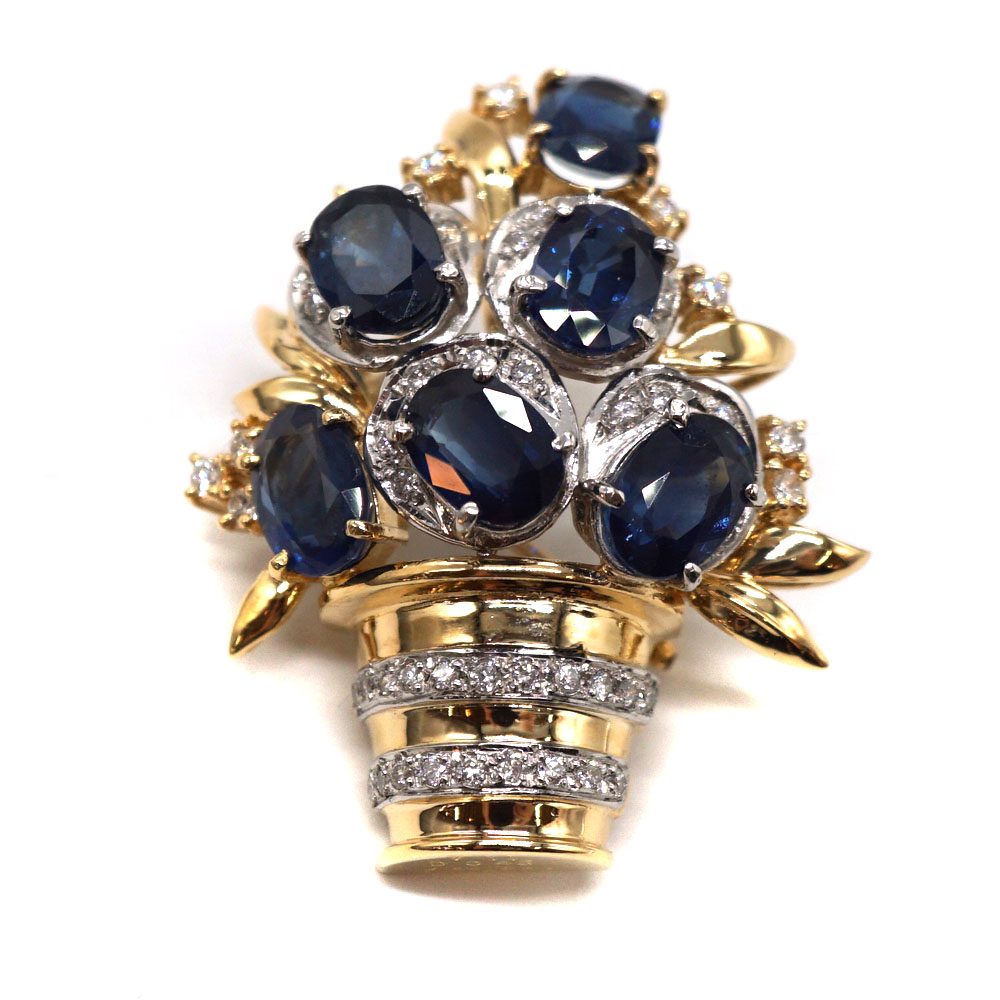 質屋かんてい局オンラインショップ / 細畑店 K18 Pt900 BS7.11ct D0