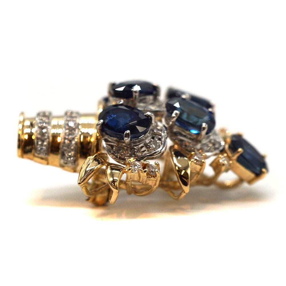 質屋かんてい局オンラインショップ / 細畑店 K18 Pt900 BS7.11ct D0