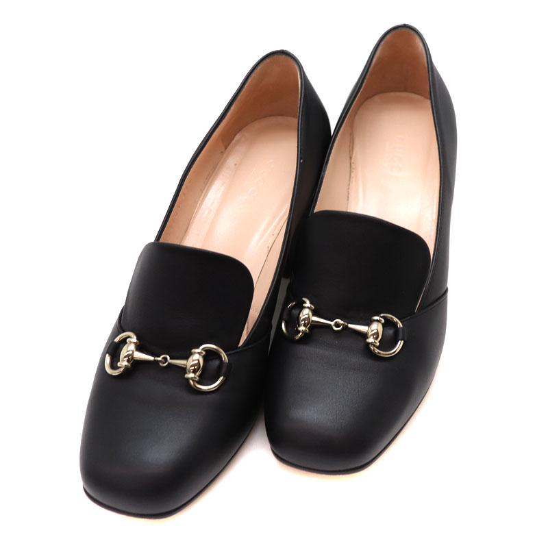 GUCCI グッチ　ビットパンプス　38 1/2 gucci ホースビットパンプス 38