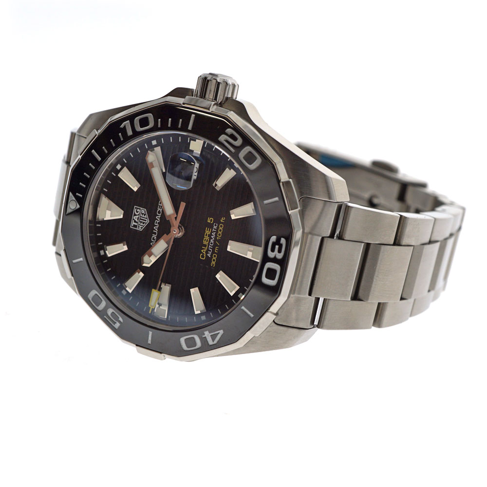 タグホイヤー WAP2010 アクアレーサー キャリバー5 自動巻 メンズ腕時計 タグホイヤー アクアレーサー キャリバー5 べっ甲風ベゼル