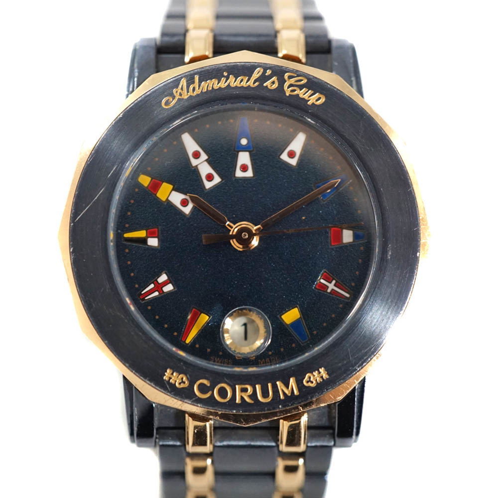 コルム Corum 39.130.34 V585 アドミラルズカップ 腕時計 【中古】