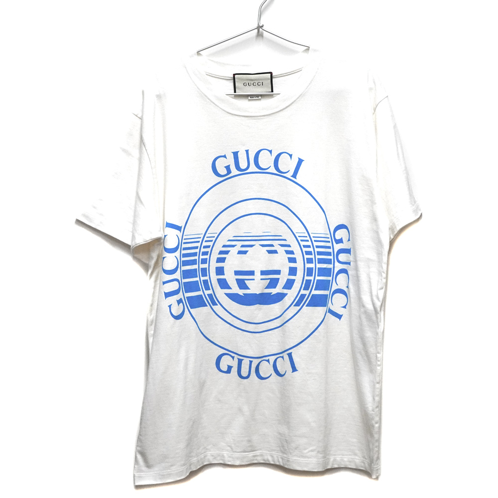 グッチ Gucci 616036 Tシャツ Sサイズ メンズ ロゴ 服【中古】