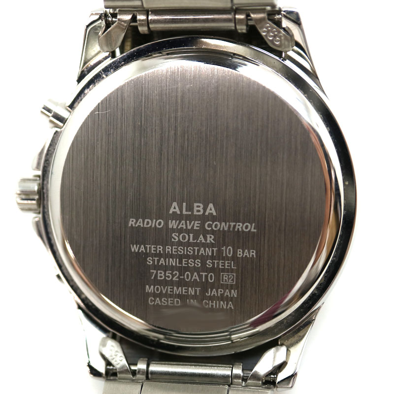 腕時計　ALBA 7B52-0AT0 RADIO WAVE CONTROL