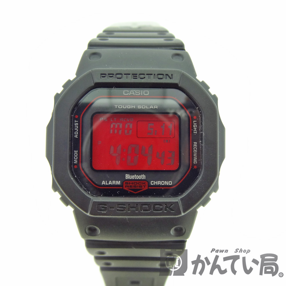 【美品】カシオ G-SHOCK GW-B5600AR-1JF レッド ソーラー G-SHOCK GW-B5600AR-1JF Black and Red シリーズ レッド液晶モデル