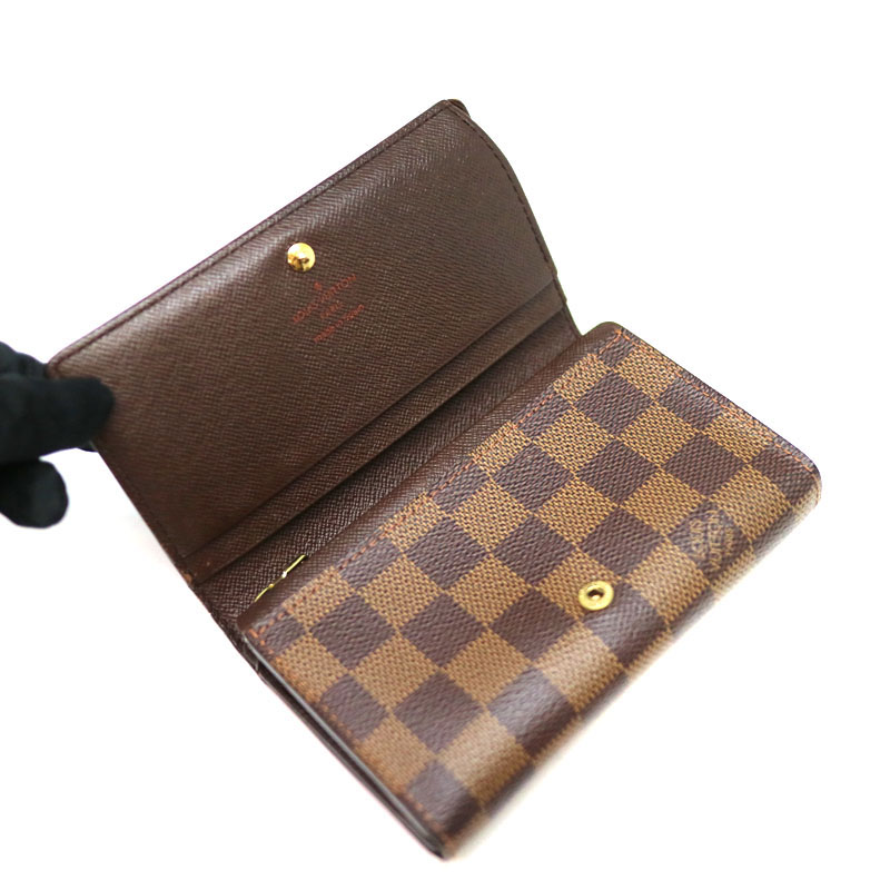 中古】LOUIS VUITTON ポルトフォイユ トレゾール 二つ折り財布 L字