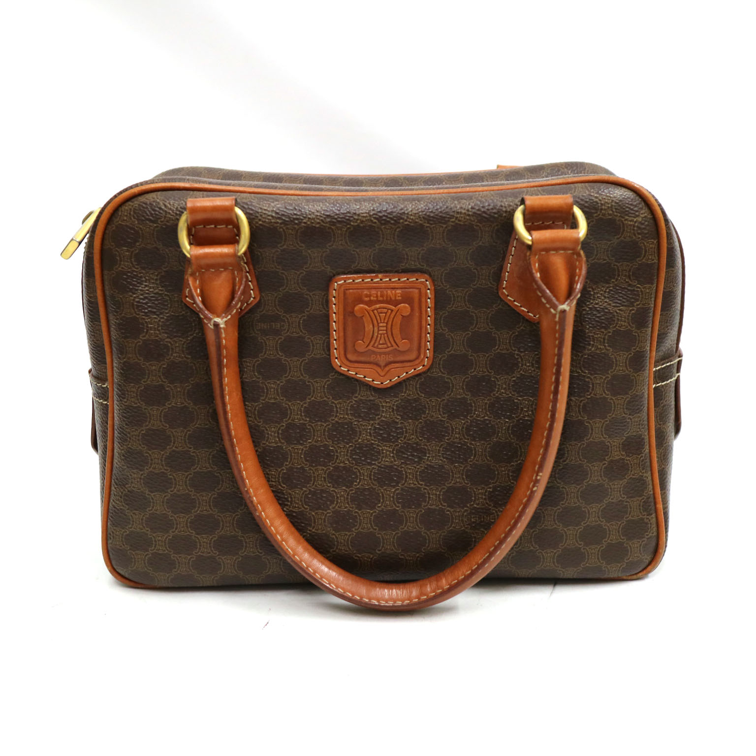 セリーヌ Celine M94 ハンドバッグ マカダム柄 レディース 鞄【中古】