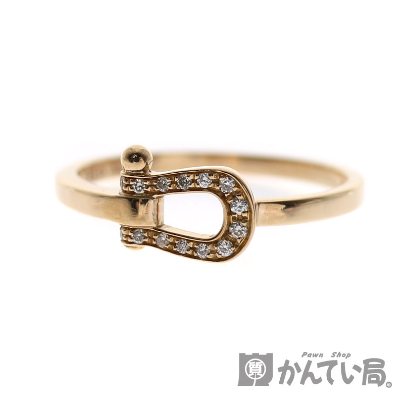 質屋かんてい局オンラインショップ Fred フレッド 4b0441 フォース10 スモールデザインリング ダイヤ K18pg 約8 5号 中古 質屋 かんてい局 小牧店 Used 9 C 1090