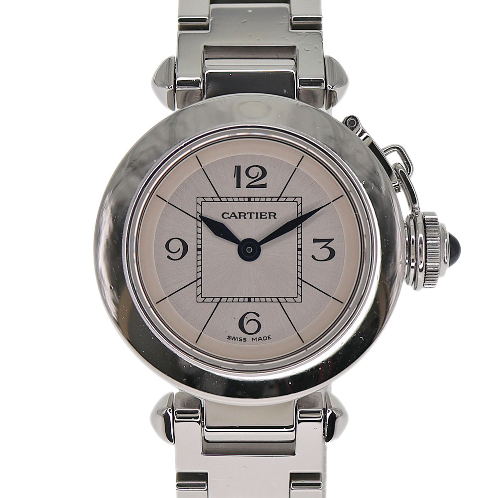カルティエ Cartier  W3140007 ミスパシャ レディース 腕時計 シルバー【中古】