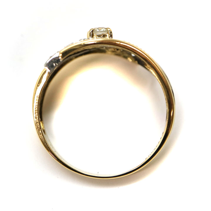 K18/Pt900 ダイヤモンド◇リング 11.5号 TASAKI 【タサキ】K18/Pt900ダイヤモンドリング (NO.48737-B
