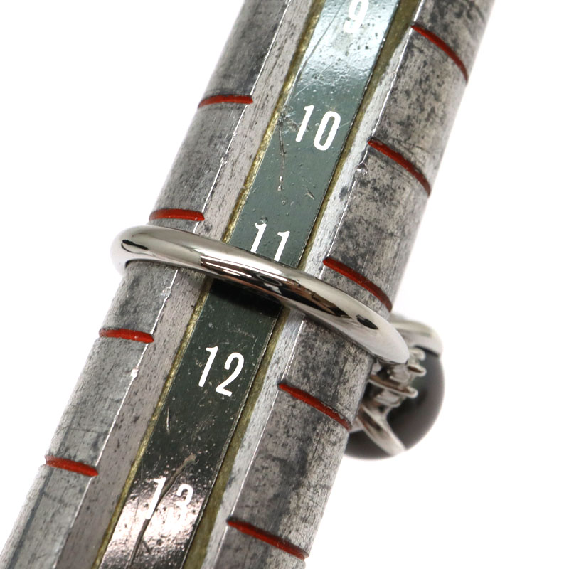 質屋かんてい局オンラインショップ / 茜部店 Pt900 パール付リング D0