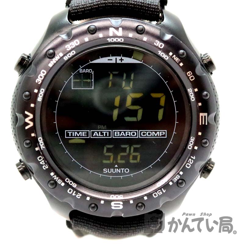 SUUNTO【スント】X-LANDER　エックスランダー　腕時計　ブラック系　メンズ　USED-6【中古】A2002777　質屋かんてい局茜部店