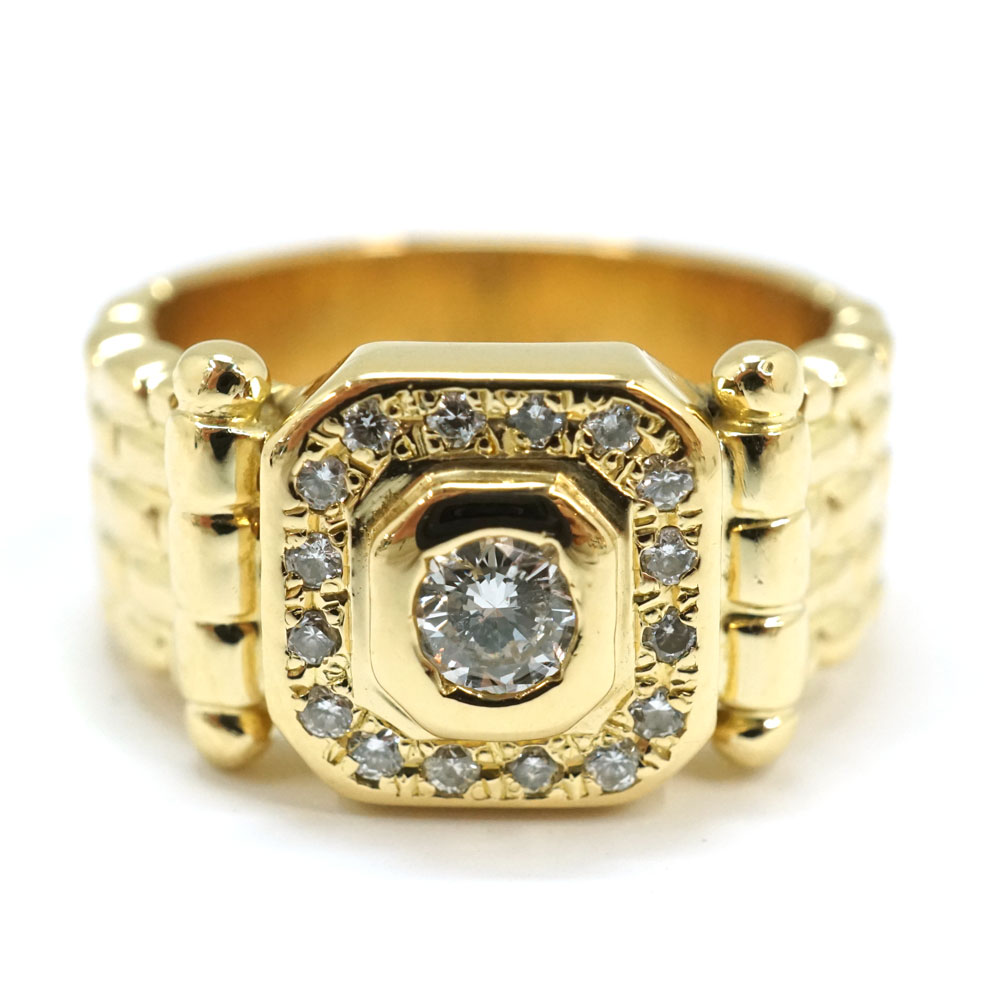 質屋かんてい局オンラインショップ / K18【18金】D0.274/0.18ct リング  