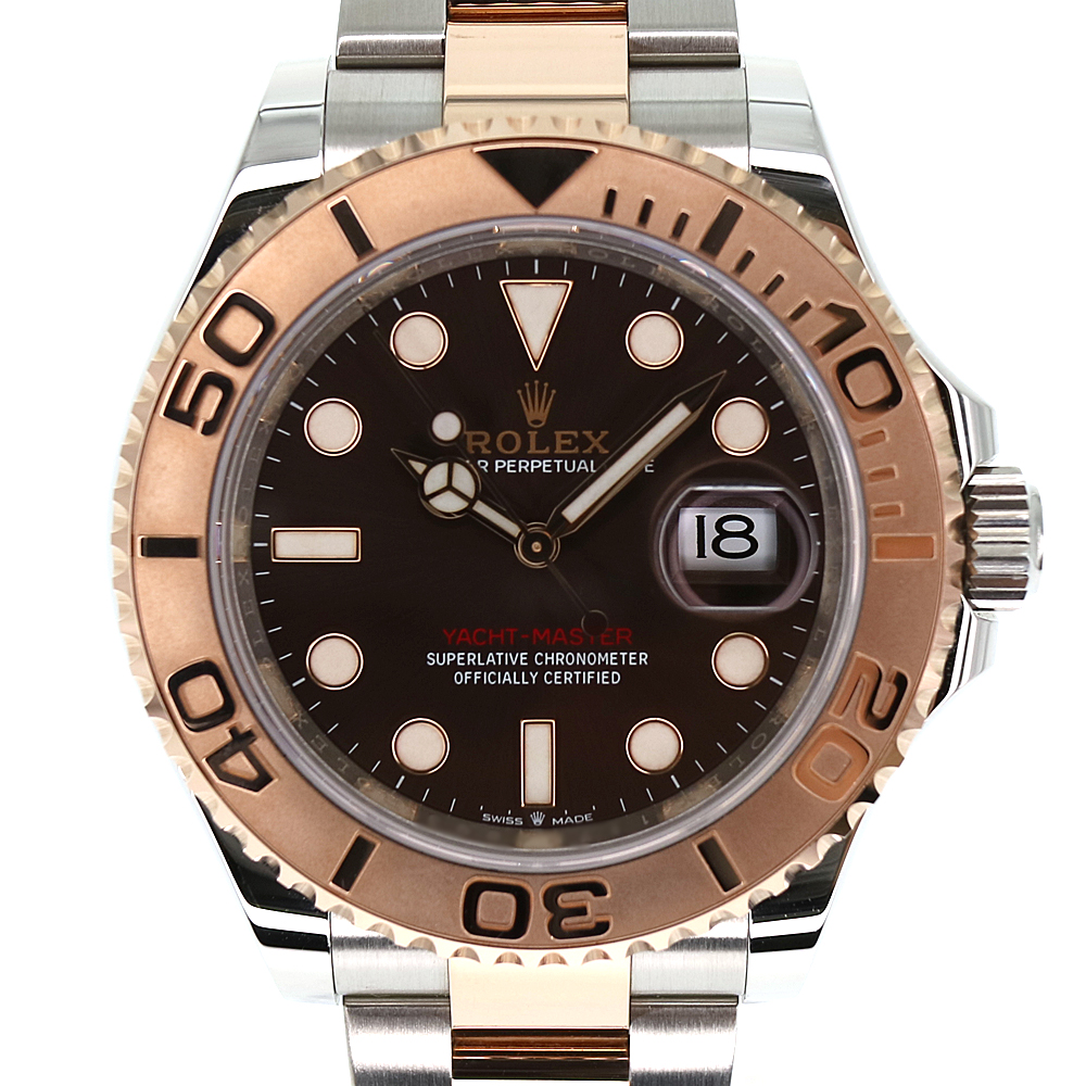 ROLEX【ロレックス】 126621 ヨットマスター40 チョコ ランダム 2020年8月購入 腕時計 メンズ ステンレス エバーローズゴールド  SS*PG(RG)  【中古】 USED-8 質屋 かんてい局小牧店 c21-3126
