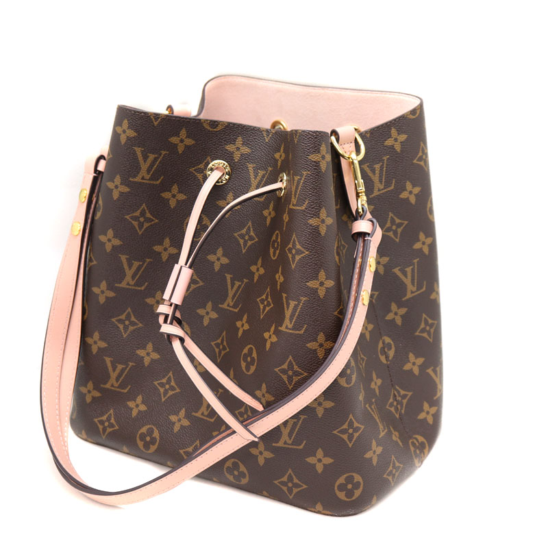 質屋かんてい局オンラインショップ / LOUIS VUITTON【ルイヴィトン】 M44022 ネオノエ ショルダーバッグ モノグラムキャンバス  ブラウン系×ピンク系 ローズプードル レディース 【中古】 USED-7 質屋 かんてい局茜部店 A22-4703