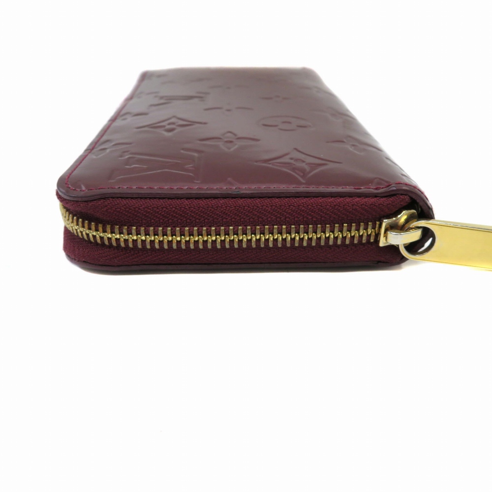 【美品】 ルイヴィトン ヴェルニ アマラント ジッピーウォレット M93522 ルイヴィトンジッピーウォレット 旧型 14125 アマラント