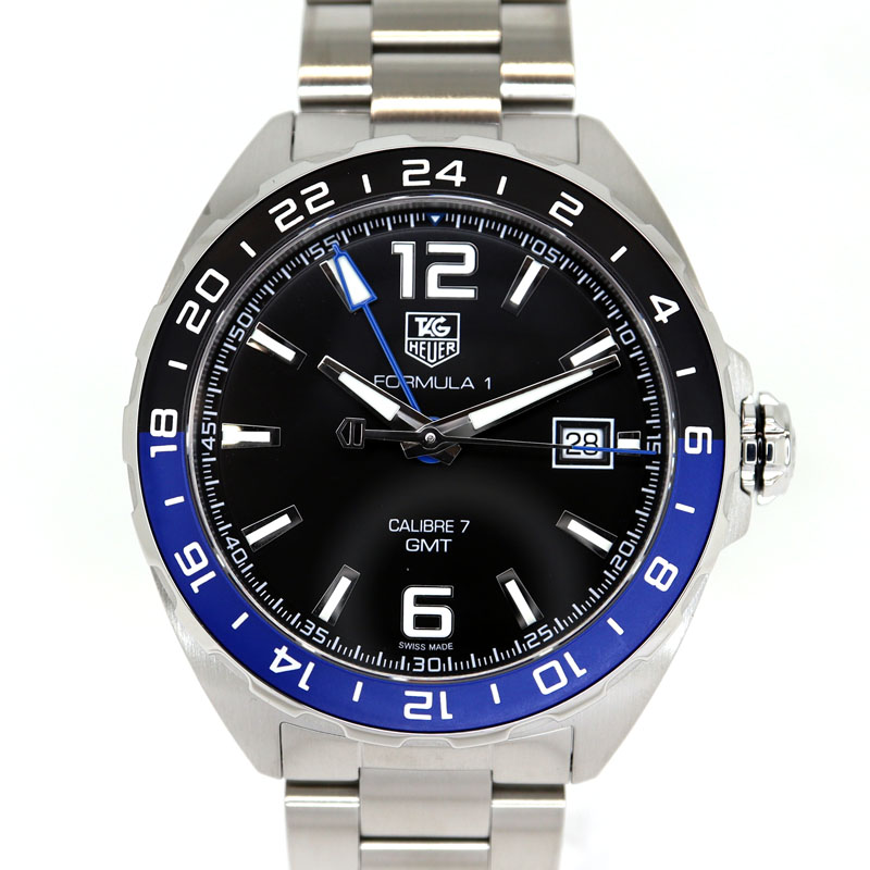 TAG Heuer【タグホイヤー】 WAZ211A.BA0875 フォーミュラー1 GMT キャリバー7 オートマチック/自動巻 メンズ 200m防水 ステンレススチール 腕時計 【中古】 USED-9 かんてい局茜部店 A22-3644