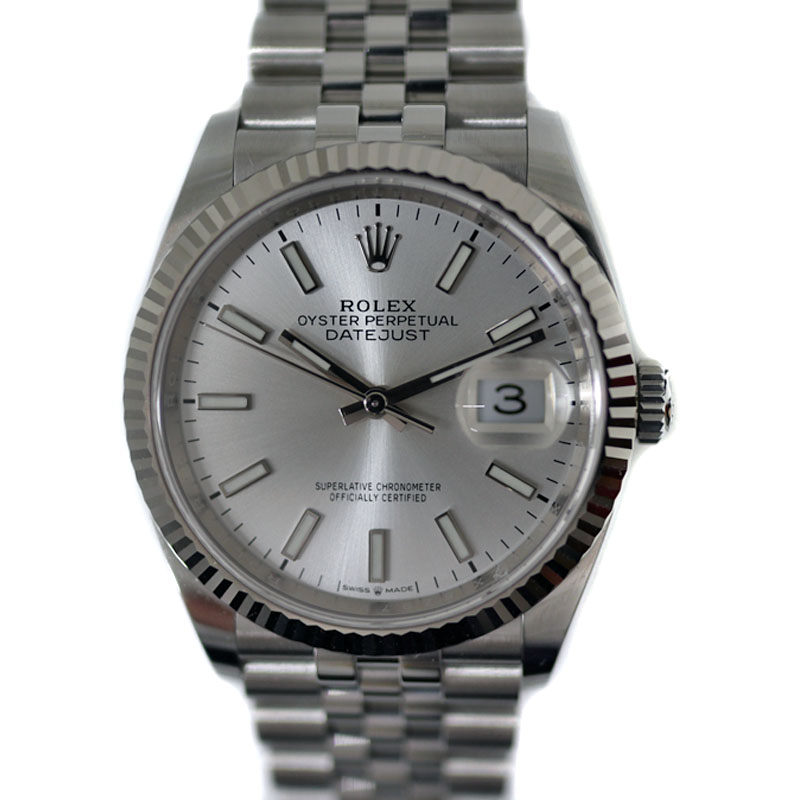 ROLEX　【ロレックス】　126234　デイトジャスト　ランダム品　シルバー　ステンレス　メンズ　【中古】　USED-S【10】　かんてい局茜部店　a21-4400