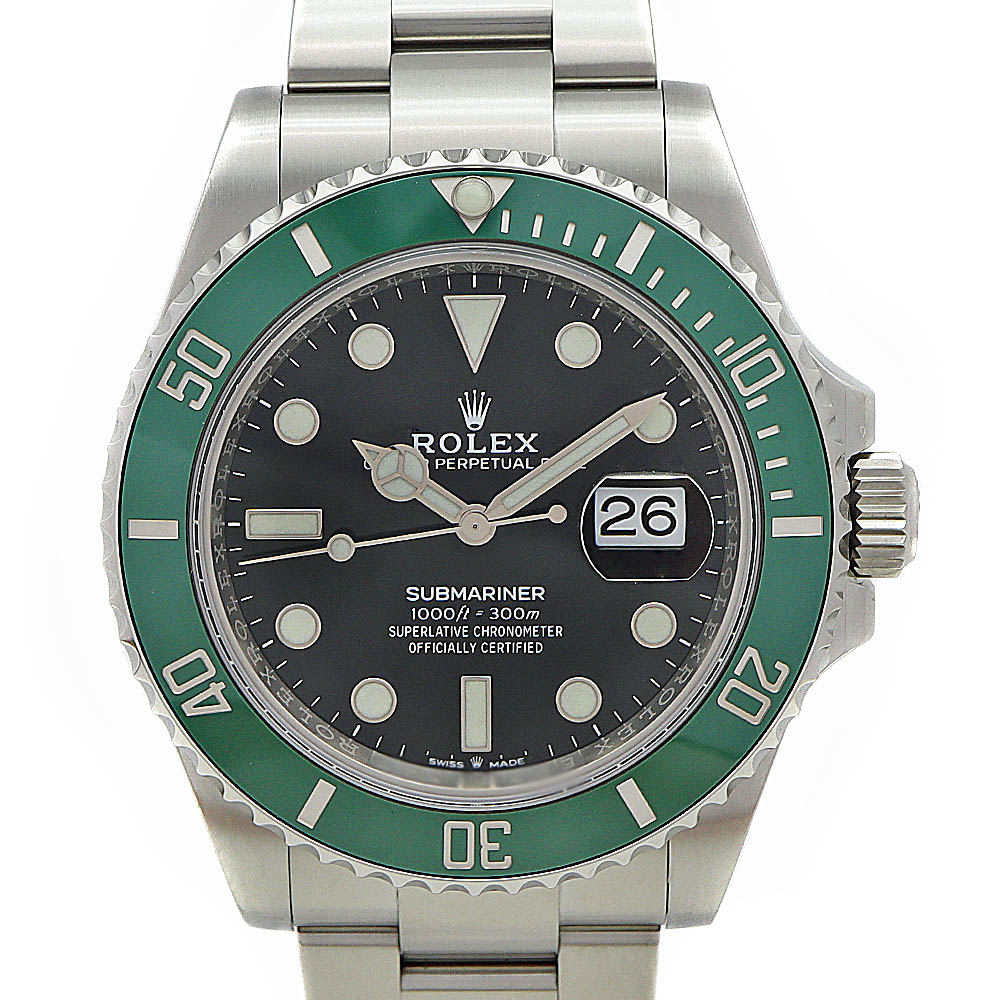 ロレックス Rolex 126610LV サブマリーナー グリーンベゼル ブラック【中古】