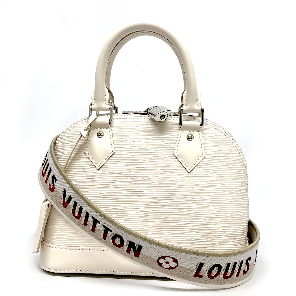 Louis Vuitton エピレザー ハンドバッグ ホワイト