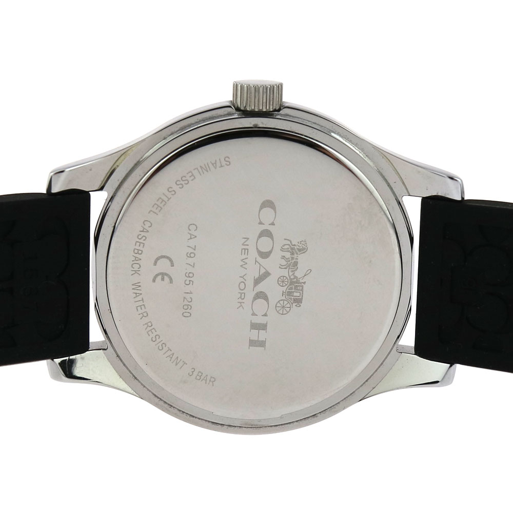 COACH◆クォーツ腕時計/アナログ/ステンレス/ホワイト/シルバー/SS/14501609 質屋かんてい局オンラインショップ ⁄ COACHコーチCA.79.7.95.1260