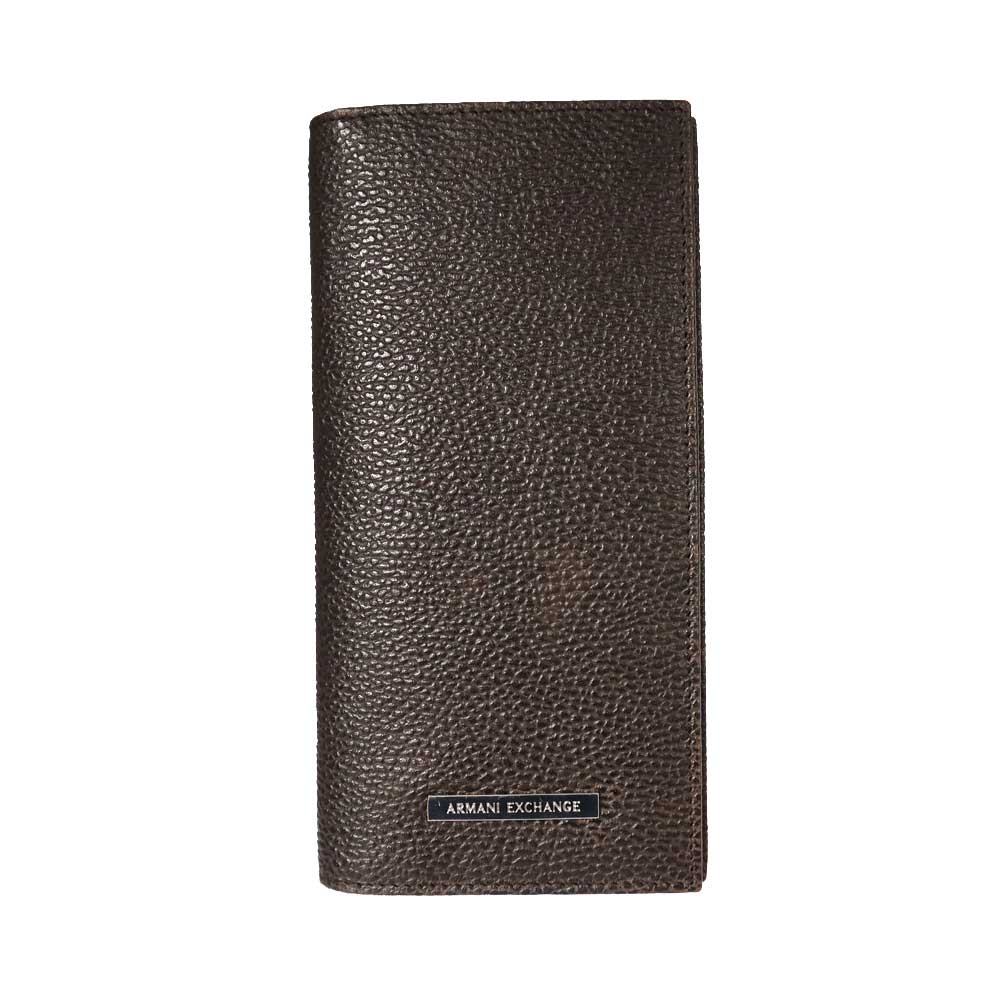 質屋かんてい局オンラインショップ Armani Exchange アルマーニ エクスチェンジ 二つ折り長財布 ブラック フェイクレザー メンズ カジュアル 中古 Used 6 質屋かんてい局春日井店 K22 3070