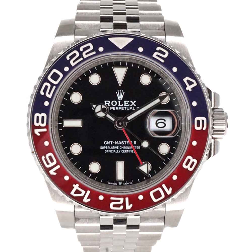 ROLEX【ロレックス】 126710BLRO GMTマスター2 自動巻き メンズ ジュビリー ペプシ ステンレススチール 腕時計 【中古】USED-9 質屋かんてい局細畑店 h2201122