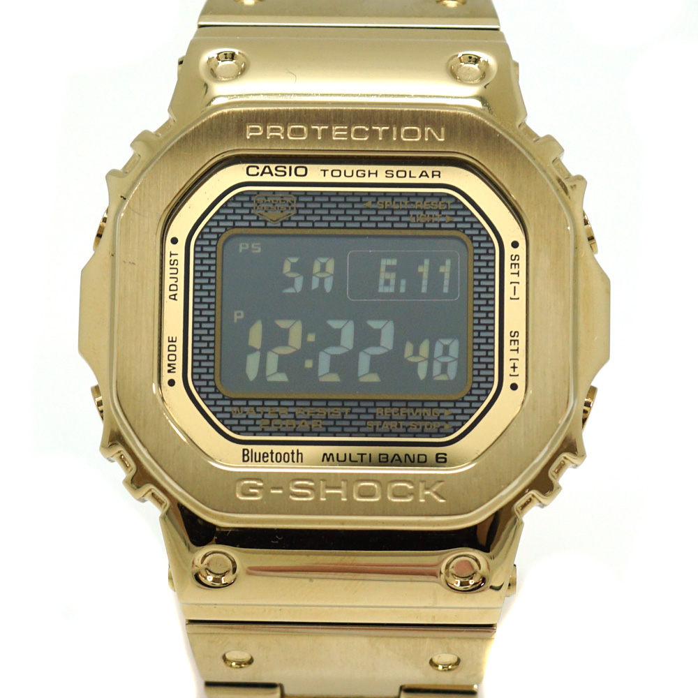 CASIO【カシオ】GMW-B5000GD G-SHOCK ソーラー電波 ゴールドメタル メンズ 腕時計【中古】USED-8 質屋 かんてい局北名古屋店 n22-3915