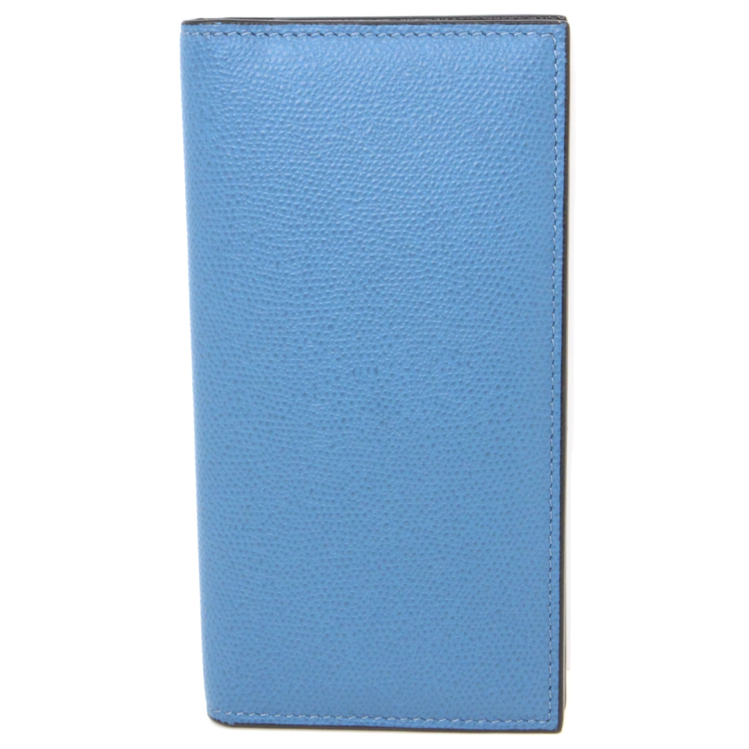【Valextra】ヴァレクストラ 長財布 ヴァーティカル 12カード　ブルー 質屋かんてい局オンラインショップ / 【Valextra】ヴァレクストラ