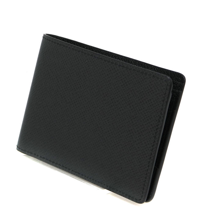 LOUIS　VUITTON【ルイヴィトン】  M30531　ポルトフォイユ・ミュルティプル　札入れ　タイガレザー　アルドワーズ　ブラック系　LV　特上品　USED-10　【中古】　A21-5756　質屋　かんてい局茜部店