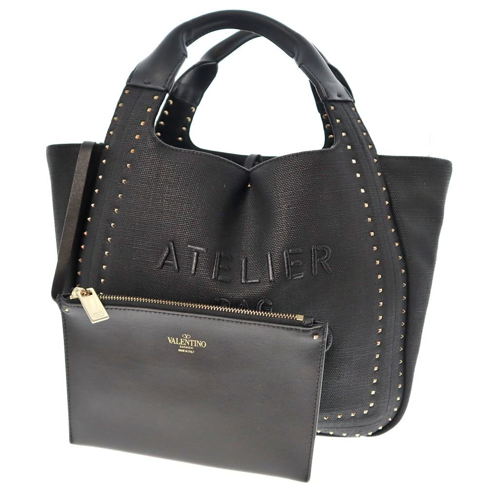 Valentino ヴァレンティノ アトリエ スタッズ ハンドバッグ