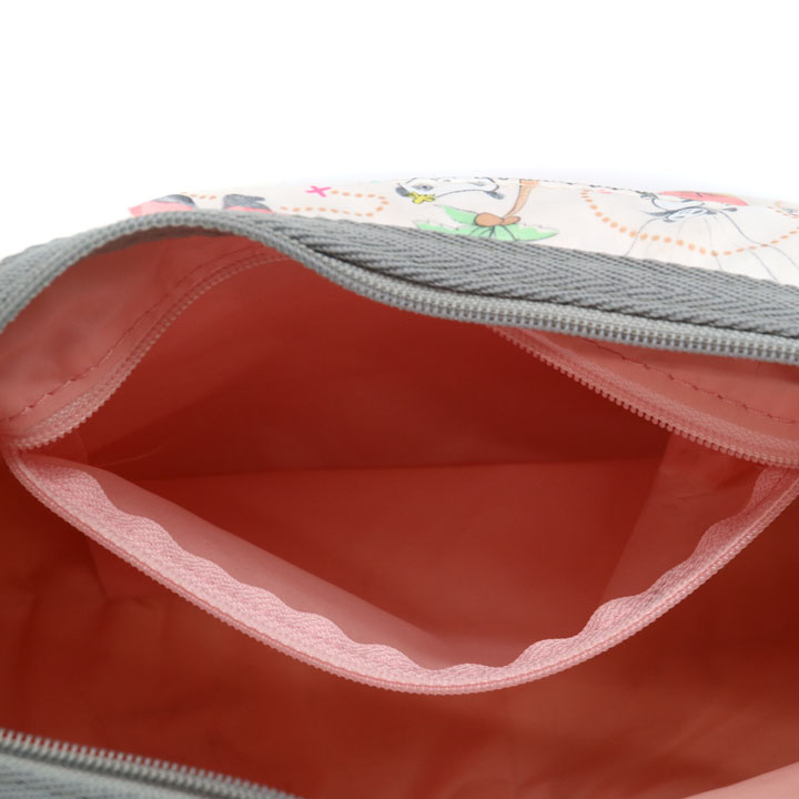 未使用級 レスポートサック ショルダーバッグ パンダ 希少品 総柄 ナイロン 赤 質屋かんてい局オンラインショップ / LESPORTSAC