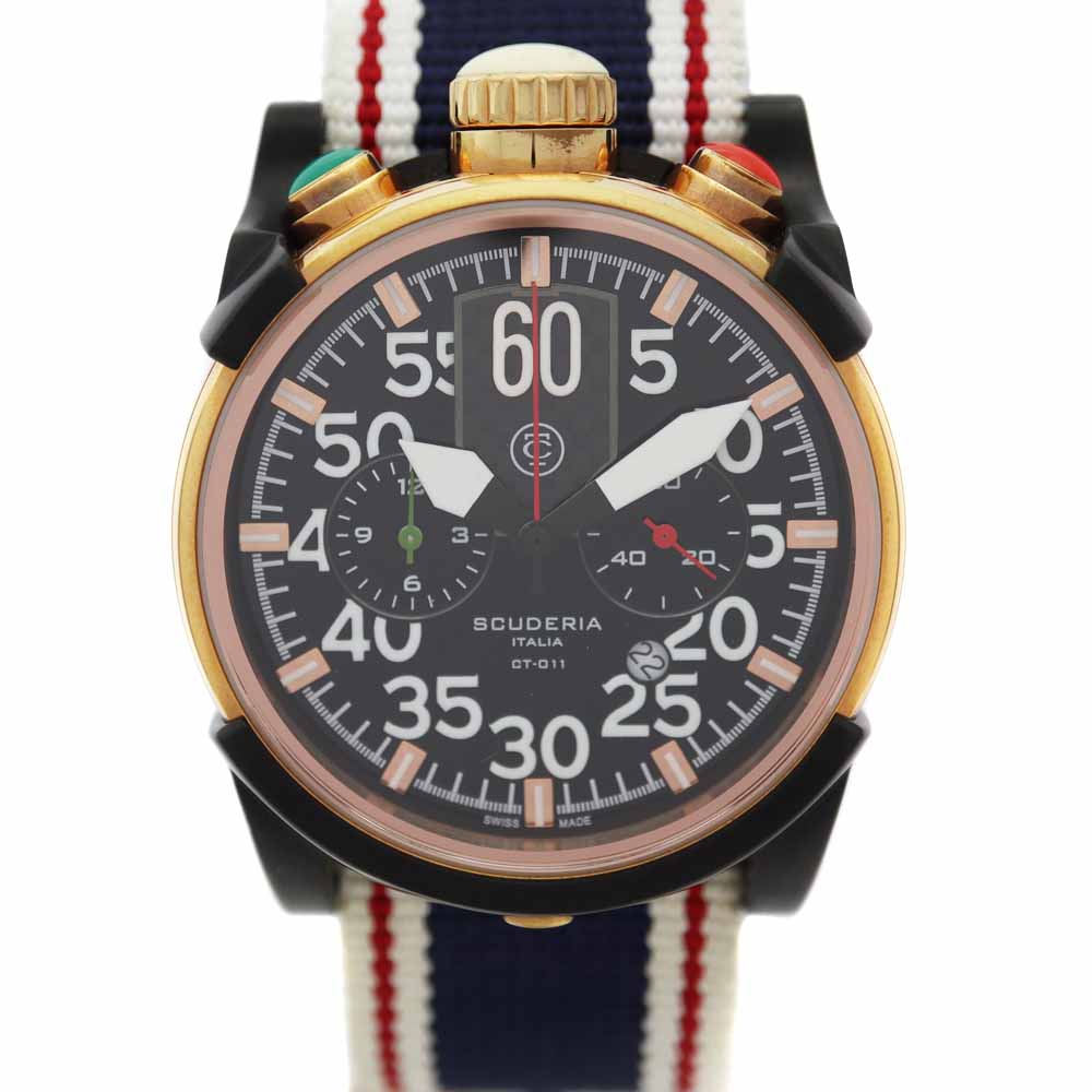 定価22万】CTスクーデリア SCUDERIA ツノ型クロノグラフ CAFE RACER 