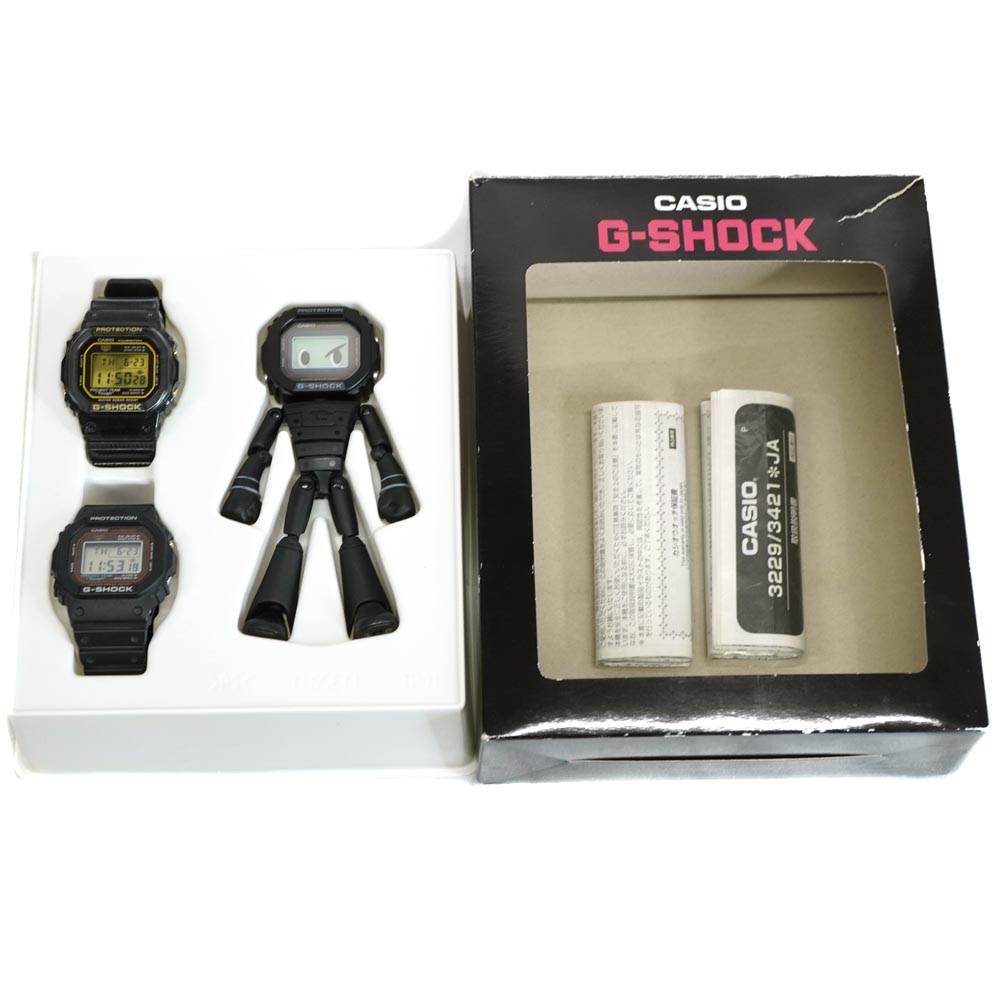 CASIO【カシオ】DW-5030 DW5030Dサーティ―スターズスペシャルボックス 30周年 G-SHOCK ジーショック クォーツ メンズ  アニバーサリー G-SHOCKMAN フィギュア 2本セット 腕時計 【中古】 USED-8 質屋 かんてい局北名古屋店 n22-3917